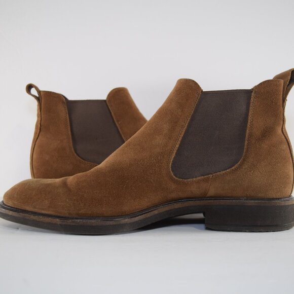 ECCO Men\'s Vitrus Chelsea Boot 9.5 43 Dark Brown Suede Leather Ankle Slip On main image 10